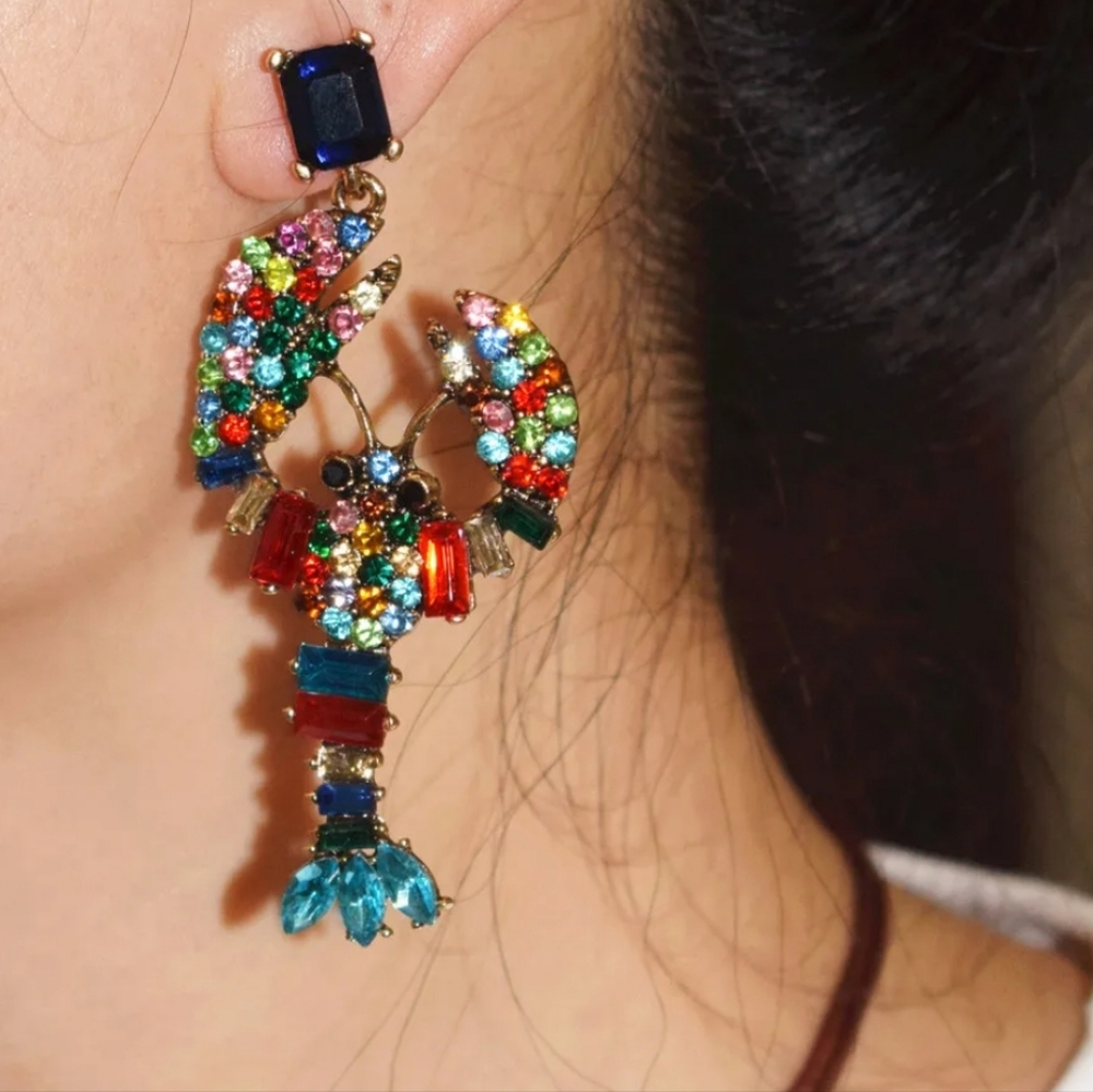 Lobster earrings - Picture 2 of 3